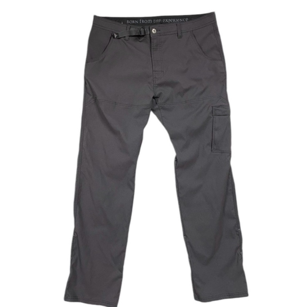 prAna Stretch Zion Pant Mens Size 38 Gray Cargo Utility